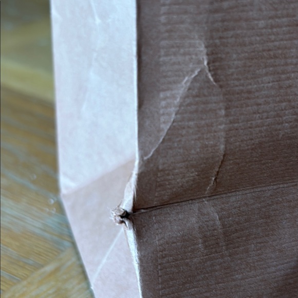 Louis Vuitton Brown Shopping Bags with Blue  and brown cord Handles set of five - Picture 8 of 8